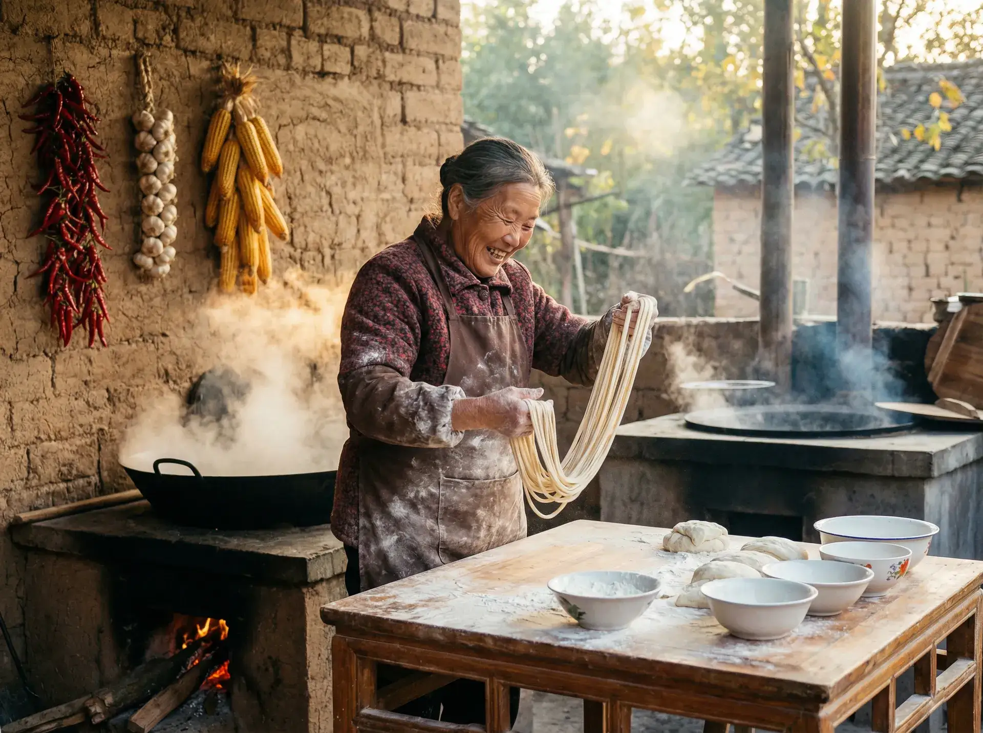 农家大嫂手擀面 - 年轻的母亲线3在完整百度云 乡村美食